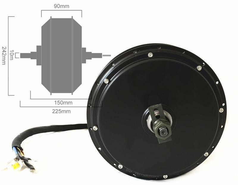 Chứng Khoán Hoa Kỳ Xe Máy Viền - đánh giá và giá 72V 5000W Hub Motor Kit