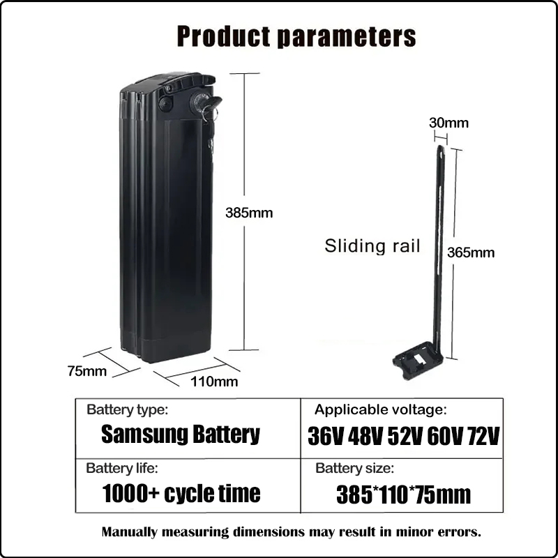 Electric Bicycle 36v 48v 52v S - đánh giá và giá Electric Bicycle Battery 72V 30Ah